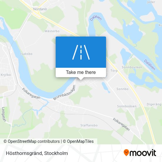 Hösthornsgränd map