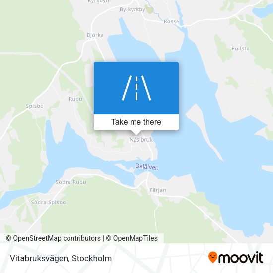 Vitabruksvägen map