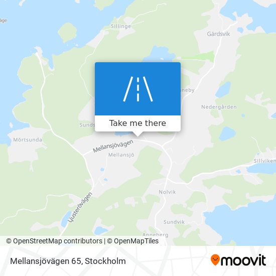 Mellansjövägen 65 map