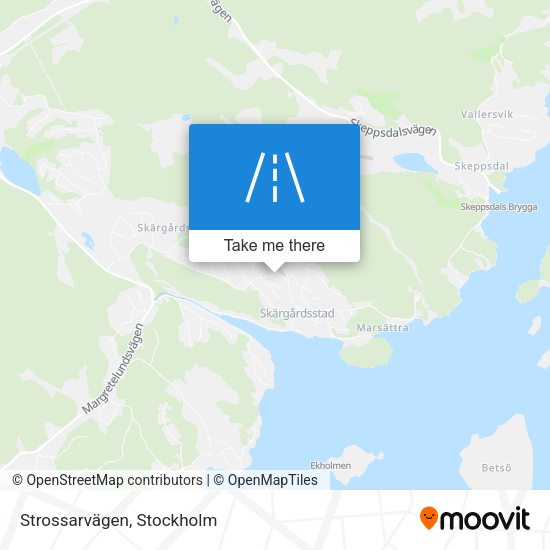 Strossarvägen map