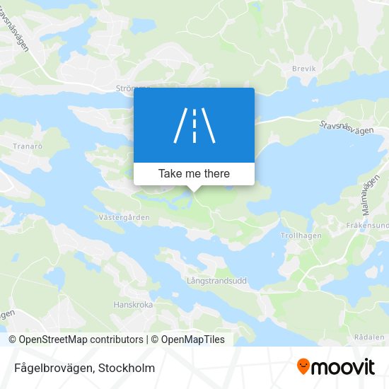 Fågelbrovägen map