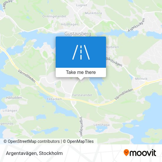 Argentavägen map