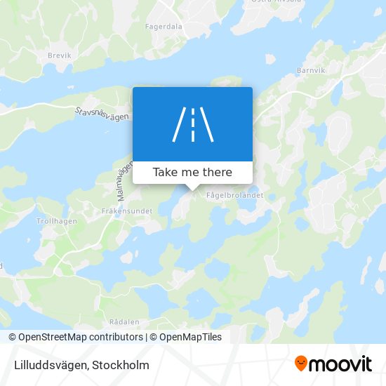 Lilluddsvägen map