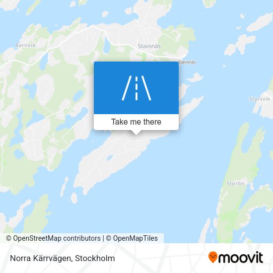 Norra Kärrvägen map