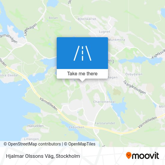 Hjalmar Olssons Väg map