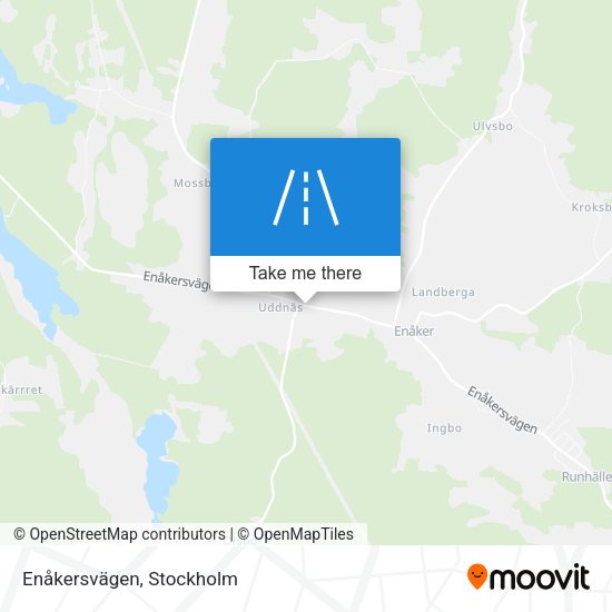 Enåkersvägen map