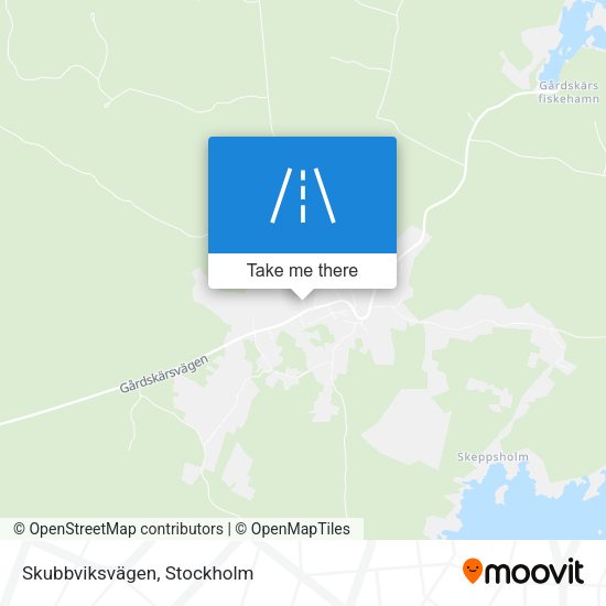 Skubbviksvägen map