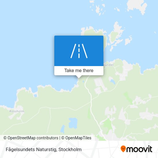 Fågelsundets Naturstig map