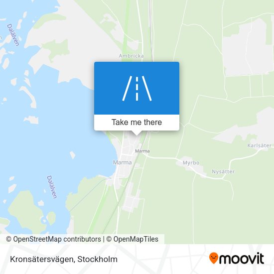 Kronsätersvägen map