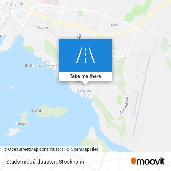 Stadsträdgårdsgatan map