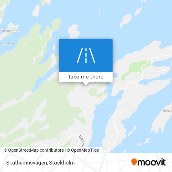 Skuthamnsvägen map