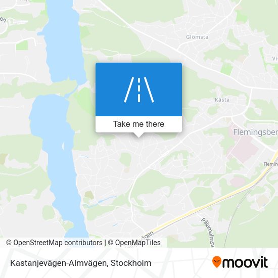 Kastanjevägen-Almvägen map