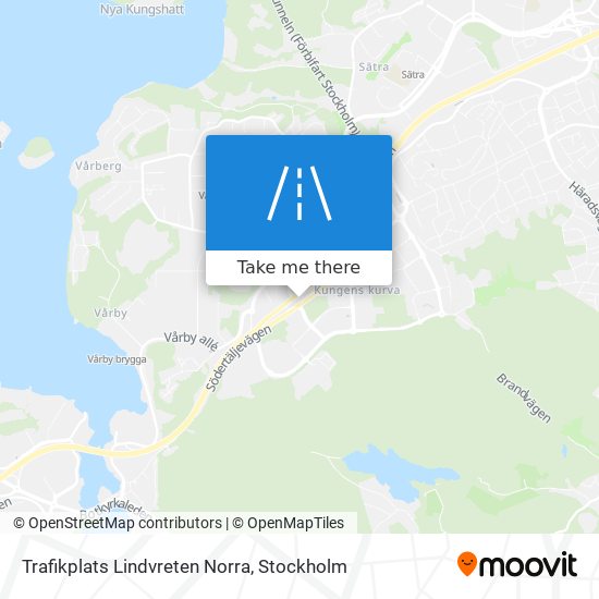 Trafikplats Lindvreten Norra map