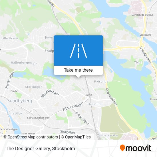 The Designer Gallery map