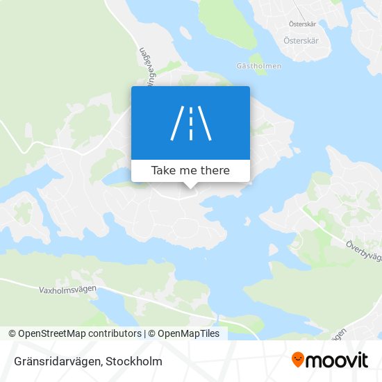 Gränsridarvägen map