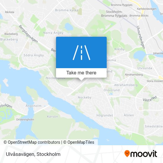 Ulvåsavägen map