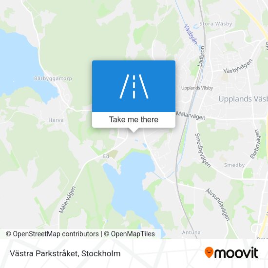 Västra Parkstråket map