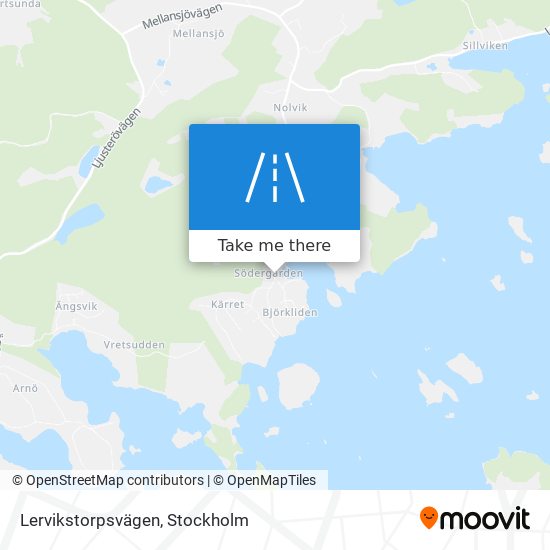 Lervikstorpsvägen map