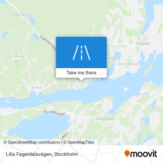 Lilla Fagerdalavägen map