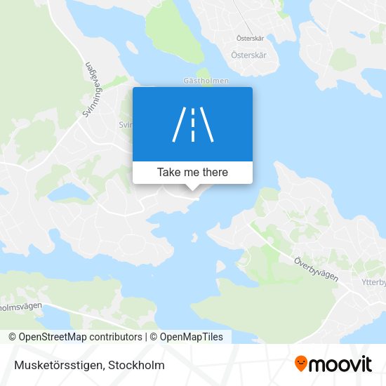 Musketörsstigen map