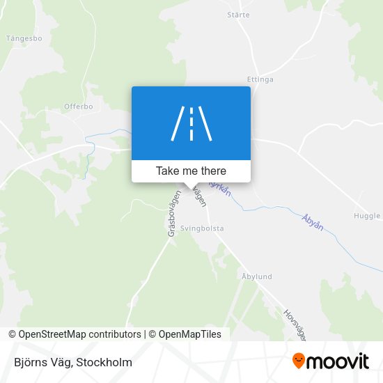 Björns Väg map