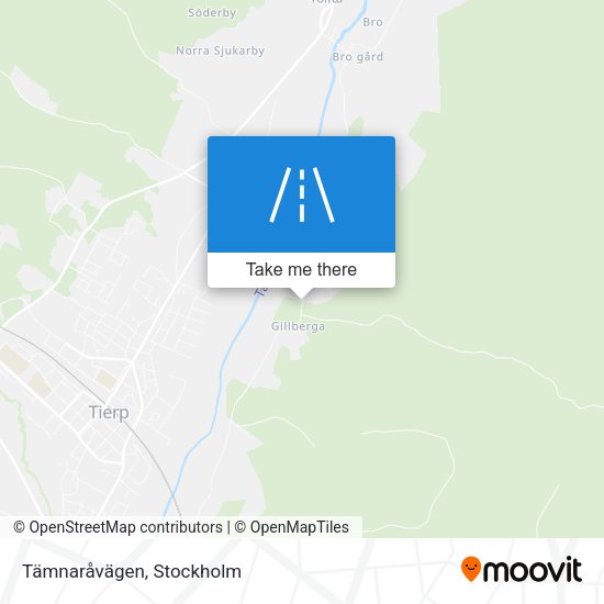 Tämnaråvägen map