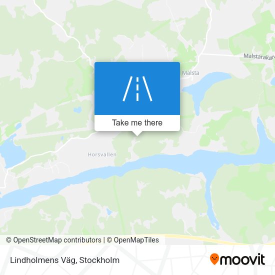 Lindholmens Väg map