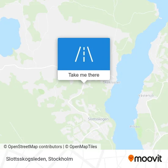 Slottsskogsleden map