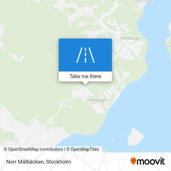 Norr Mälbäcken map