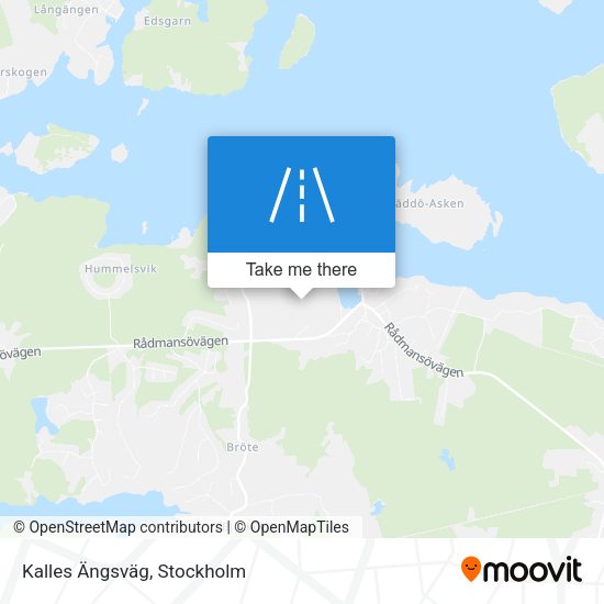 Kalles Ängsväg map