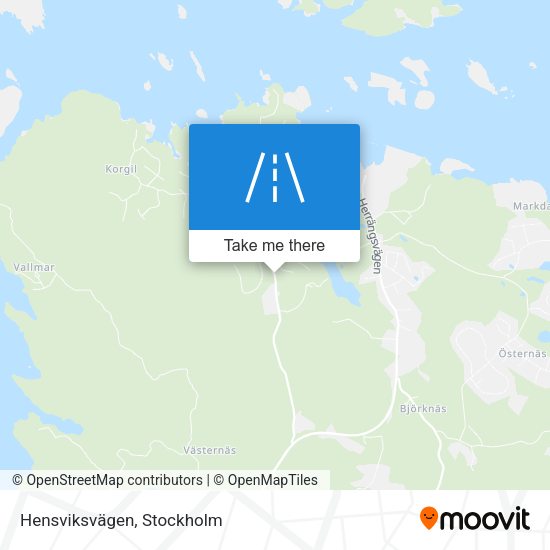 Hensviksvägen map