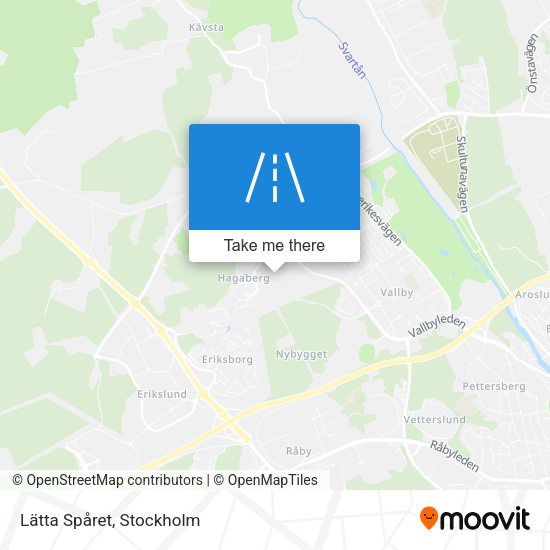 Lätta Spåret map