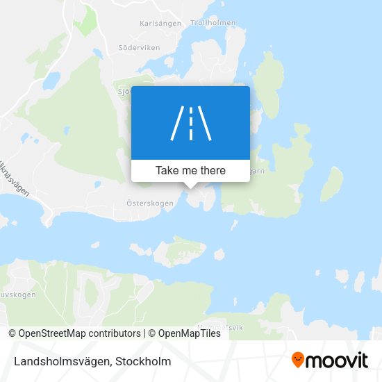 Landsholmsvägen map