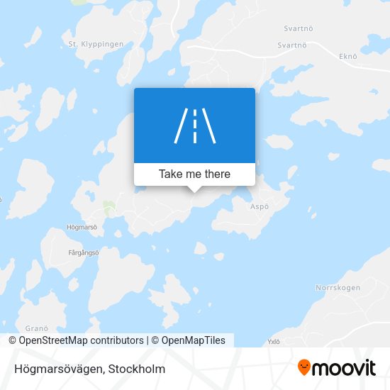 Högmarsövägen map