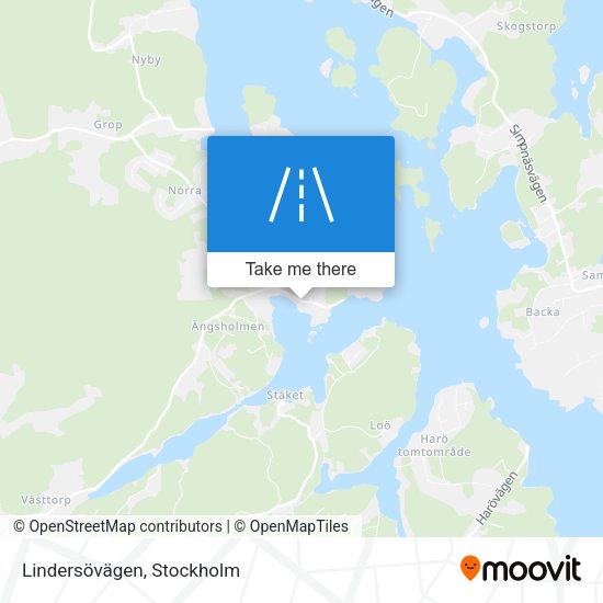 Lindersövägen map
