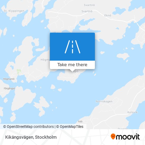 Kikängsvägen map