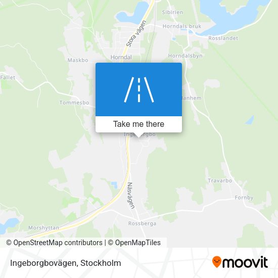 Ingeborgbovägen map