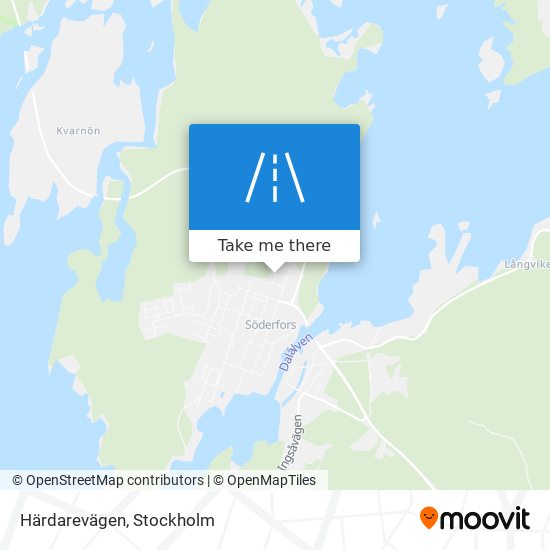 Härdarevägen map