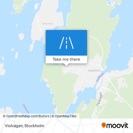 Violvägen map