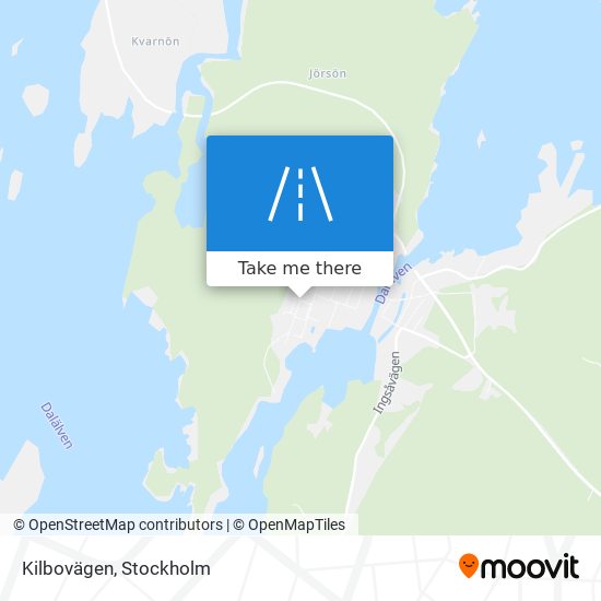 Kilbovägen map