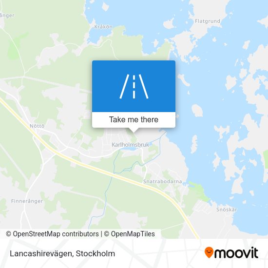 Lancashirevägen map
