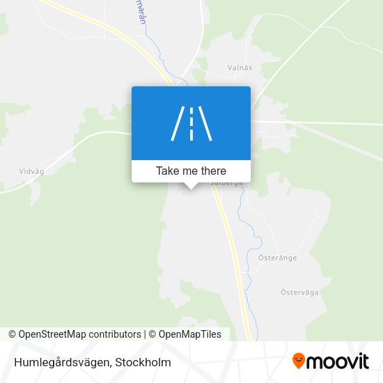 Humlegårdsvägen map