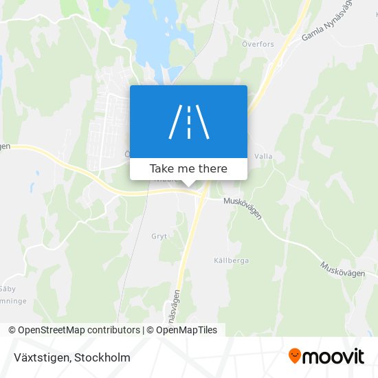 Växtstigen map