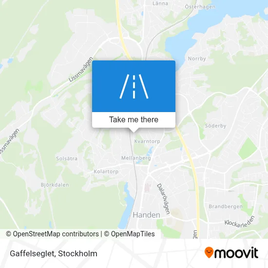 Gaffelseglet map