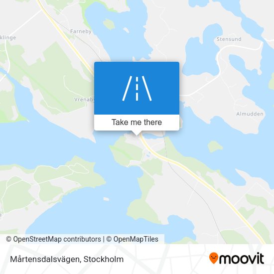 Mårtensdalsvägen map
