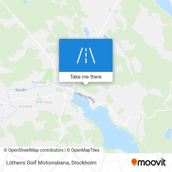 Löthens Goif Motionsbana map