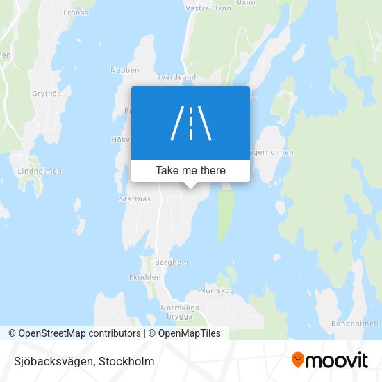 Sjöbacksvägen map