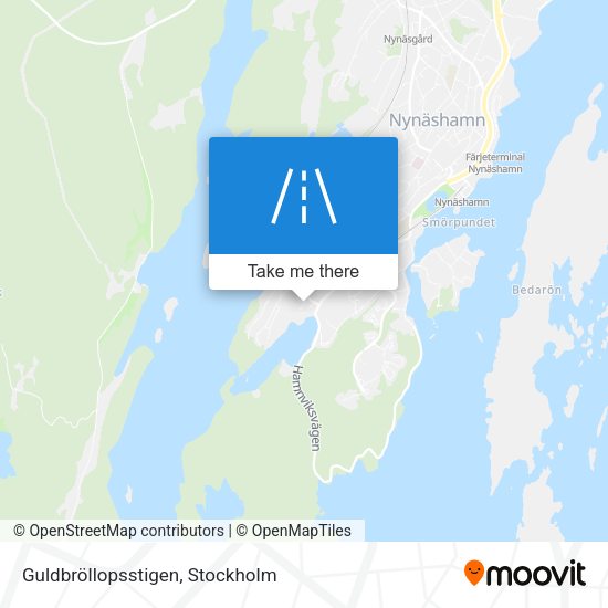 Guldbröllopsstigen map