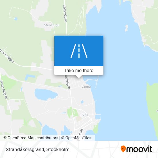 Strandåkersgränd map