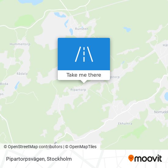 Pipartorpsvägen map